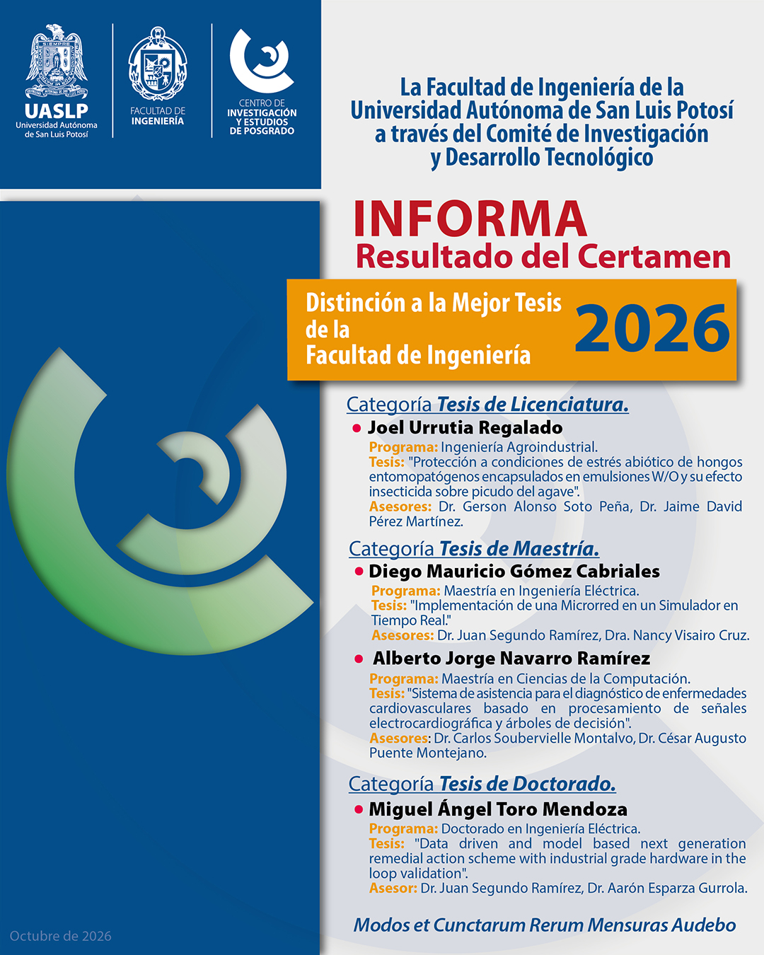 Resultados Distinción 2026